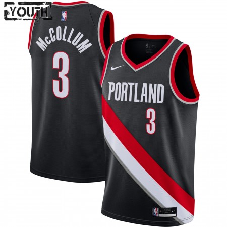 Maillot Basket Enfant Portland Trail Blazers C.J. McCollum 3 2020-21 Nike Icon Edition Swingman